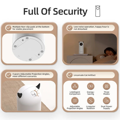 Premium Smart Laser Cat Toy | Automatic Interactive Cat Toy | Ateliove