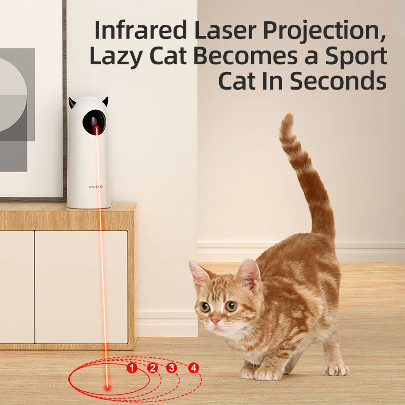Premium Smart Laser Cat Toy | Automatic Interactive Cat Toy | Ateliove