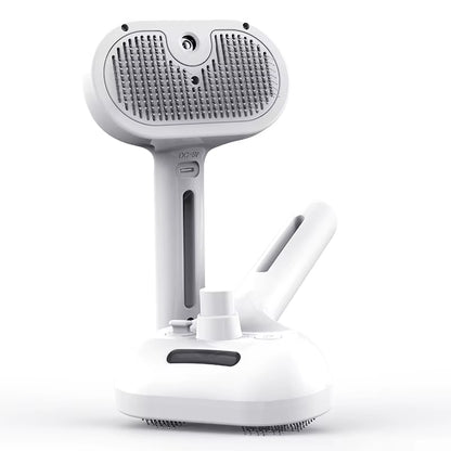 Premium Electric Pet Grooming Steam Brush | Self Cleaning Cat & Dog Hair Brush | Ateliove