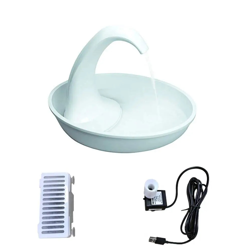 Premium Swan Cat Water Fountain | Automatic Water Dispenser for Cats | Ateliove