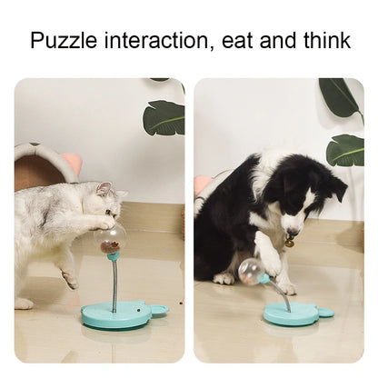 Interactive Treat Dispensing Cat Toy | Slow Feeder Puzzle Ball for Indoor Cats | Ateliove