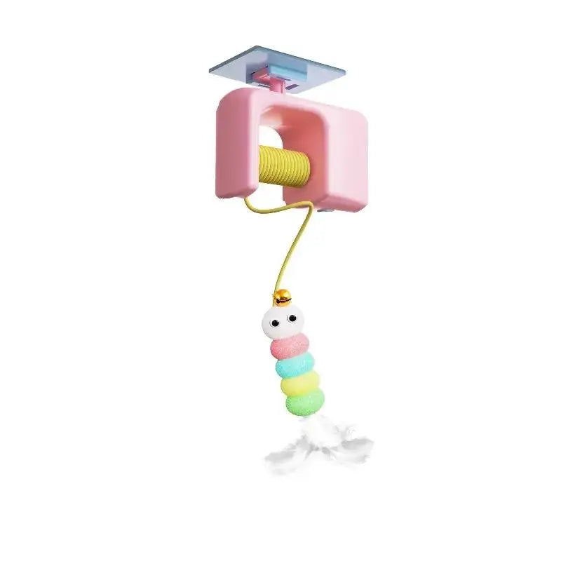 Automatic Hanging Door Cat Toy, USB Rechargeable Interactive Cat Teaser for Indoor Cats | Ateliove