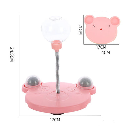 Interactive Treat Dispensing Cat Toy | Slow Feeder Puzzle Ball for Indoor Cats | Ateliove