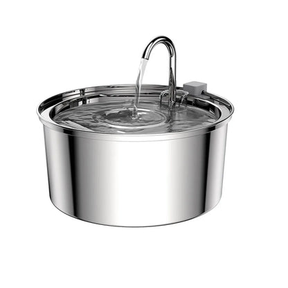 Premium Stainless Steel Cat Water Fountain with Filter | Quiet Automatic Pet Water Dispenser | Ateliove